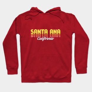 Retro Santa Ana California Hoodie